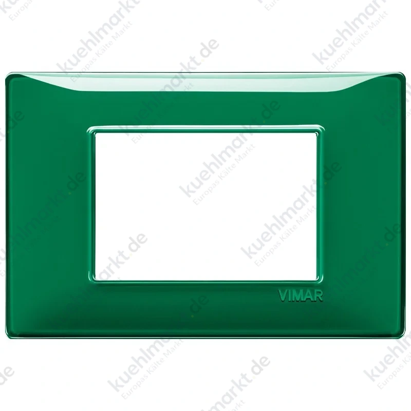 Vimar Plana Platte 3 Module smaragdgrün 14653.47