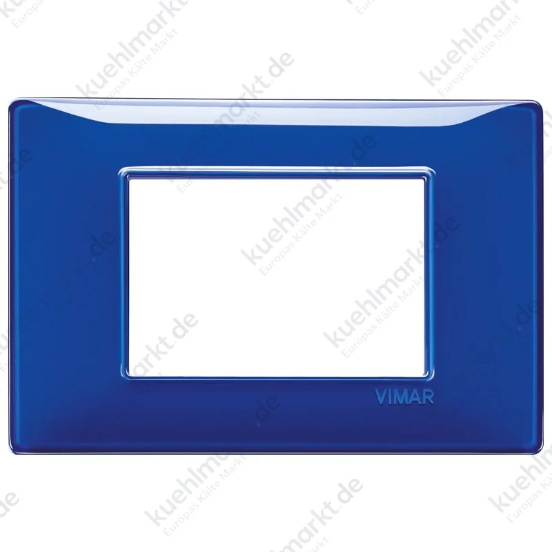 Vimar Plana Abdeckrahmen 3 Module Farbe Saphirblau 14653.50