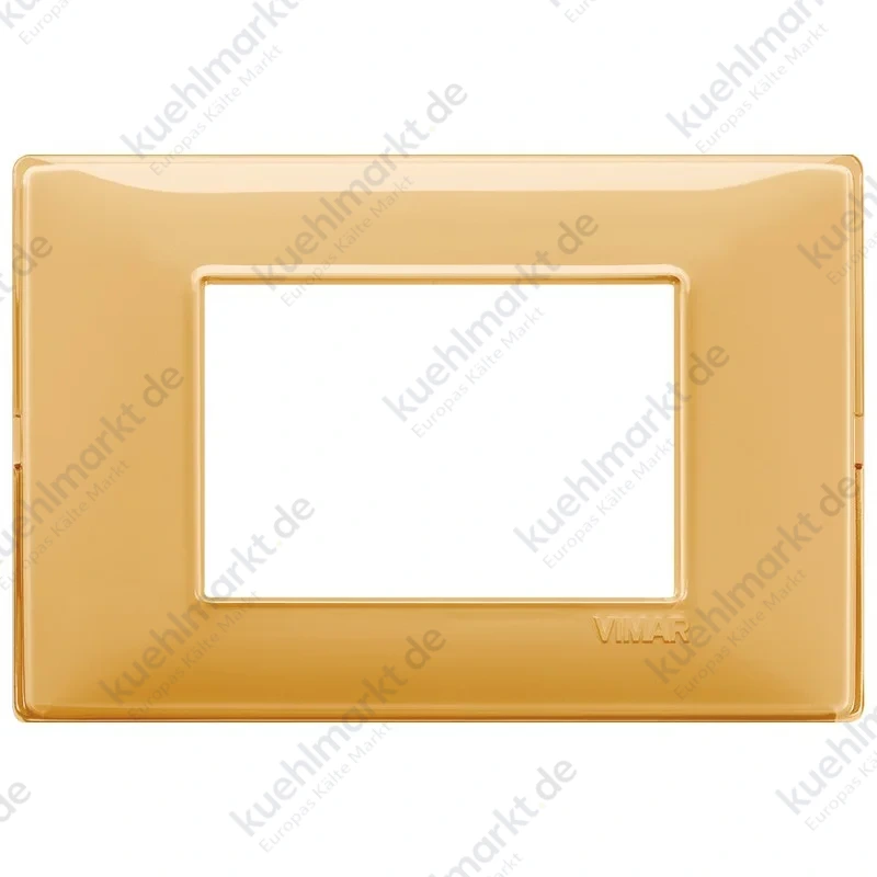 Vimar Plana Abdeckrahmen 3 Module Farbe Bernstein 14653.43