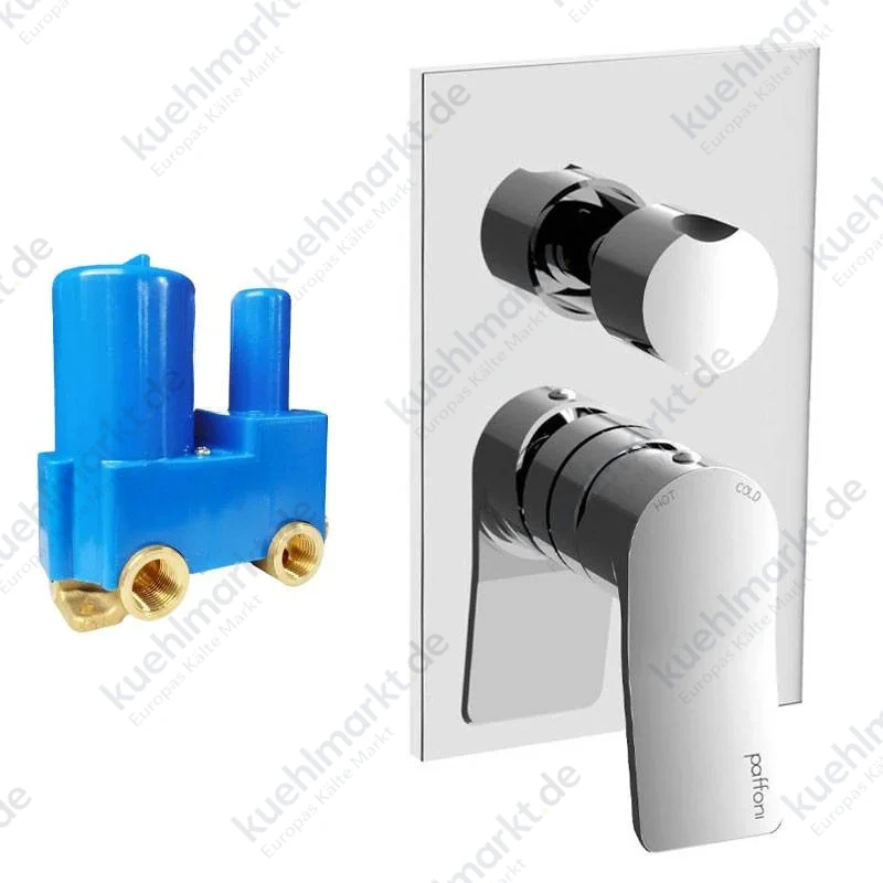Paffoni Tilt Unterputz-Duscharmatur 2-Wege und 1 Kombi TI018CR