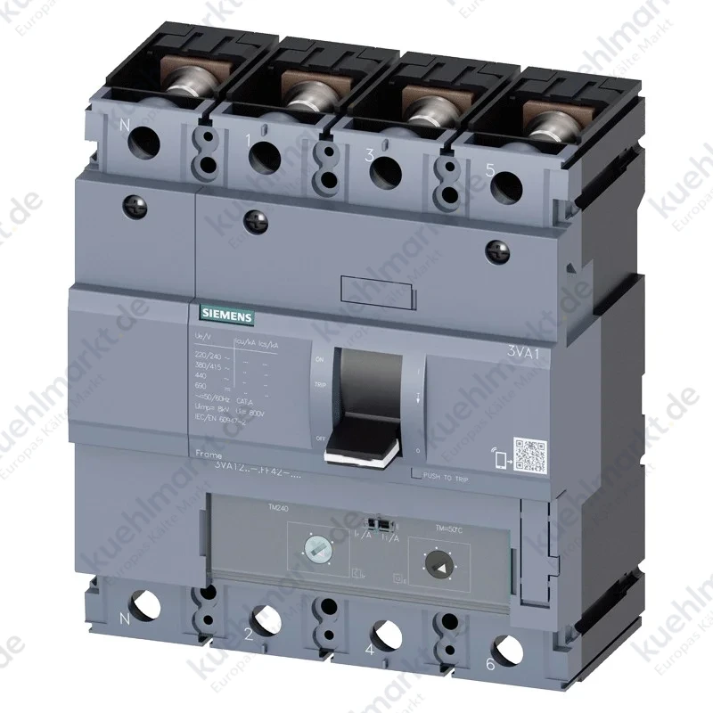 Siemens 3X250A+N/2 36KA TM240 3VA12254FF420AA0 Kompaktleistungsschalter 3VA12