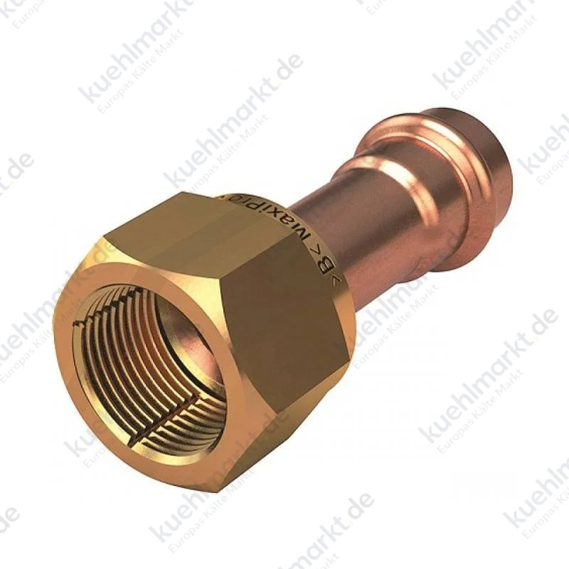 IBP Banninger MaxiPro 3/8 Muffe mit Mutter aus Messing MPA5285G