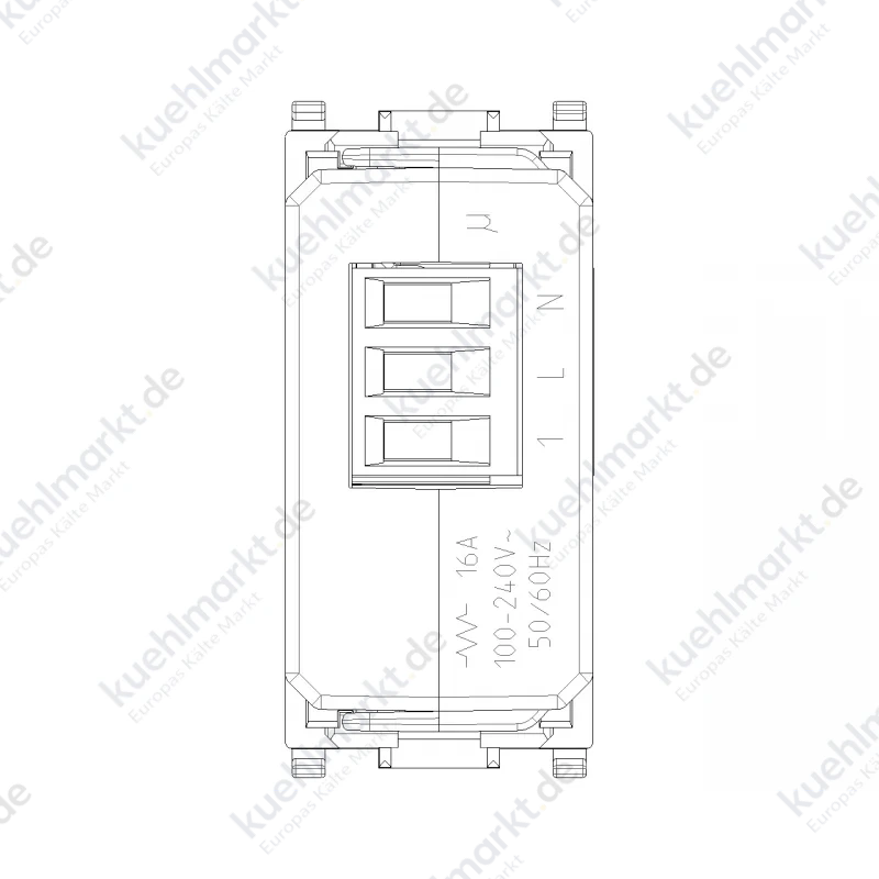 Angeschlossener Stellantrieb IoT Vimar Plana 16A Weiß 14593