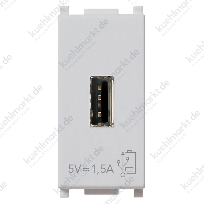 Vimar Plana USB-Steckdose 5V1,5A Farbe Silber 14292.SL