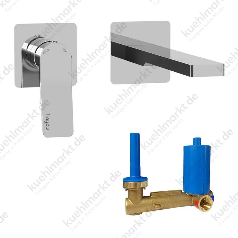 Paffoni Tilt Unterputz-Armatur Chrom mit 2-Loch TI104CR70