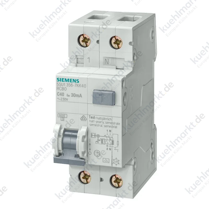 Siemens FI/LS-Schalter 6A 6KA 2M 5SU13567KK06
