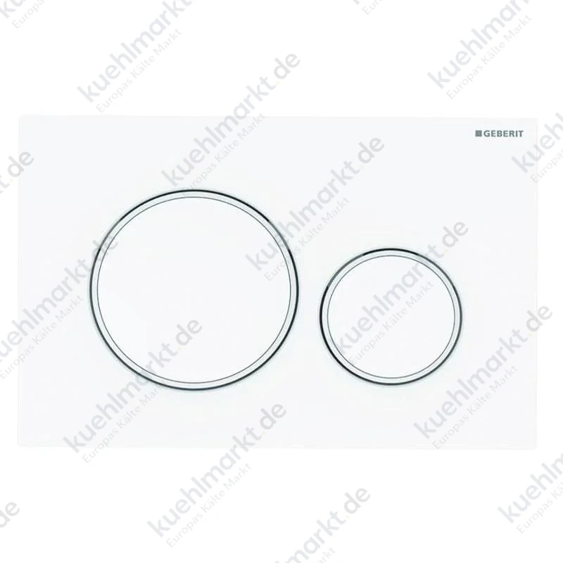 Geberit Sigma20 WC-Betätigungsplatte Weiß 115.882.11.1