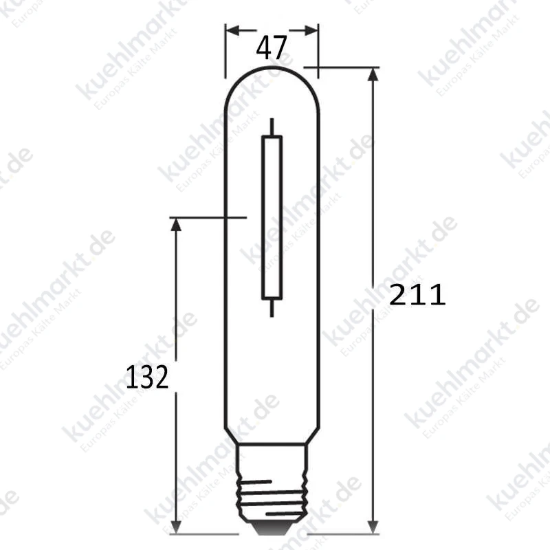 Ledvance Osram Natriumdampflampe 100W E40 2000K NAVT100SUPER