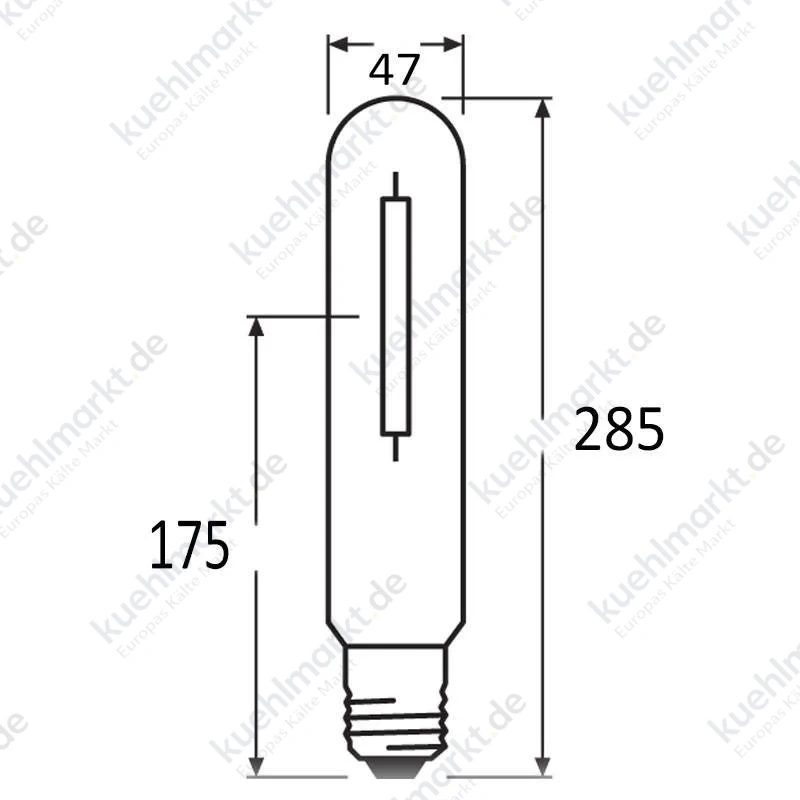 Ledvance Osram Natriumdampflampe 400W E40 2000K NAVT400SUPER