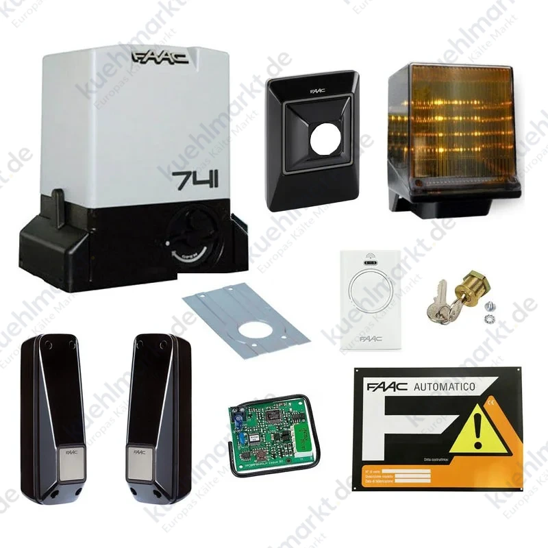 KIT Faac DELTA 3 für Schiebetorantrieb bis zu 900KG 230V 105630445