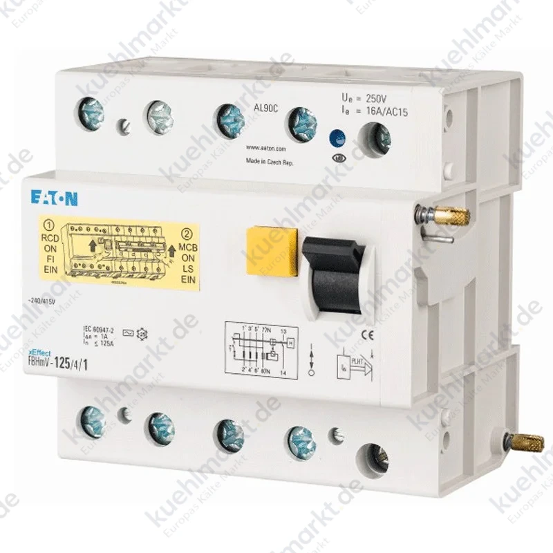 Eaton FI-Schalter 125A 30mA 4P AC 170250