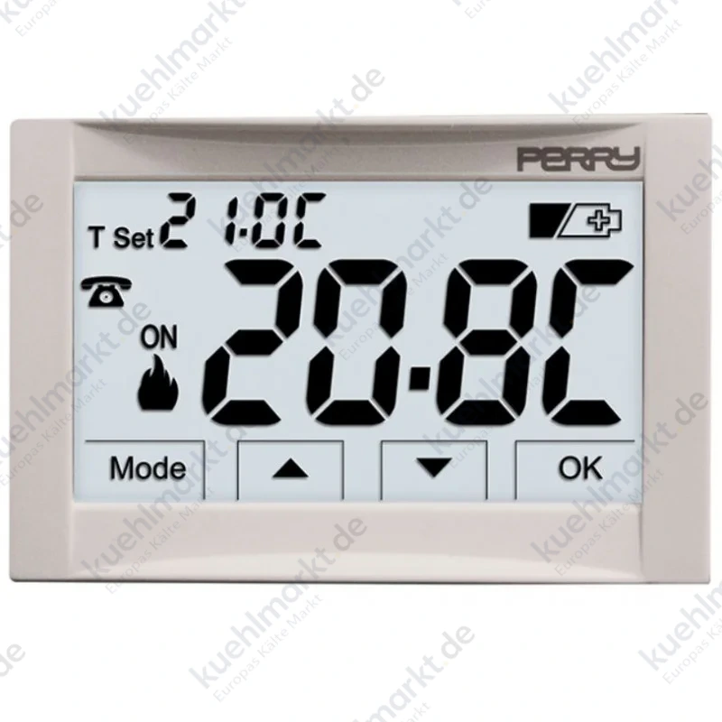 Perry batteriebetriebener digitaler Thermostat 3V DC 1TITE542