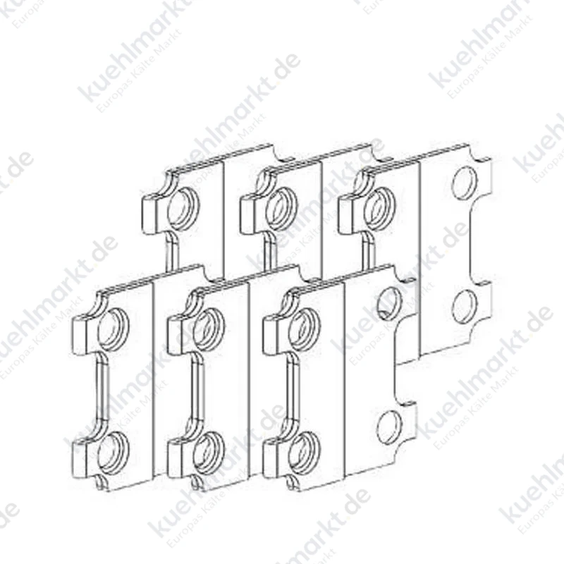 Kit Befestigung für Siemens Schaltkästen SIVACON S4 8PQ12044BA05
