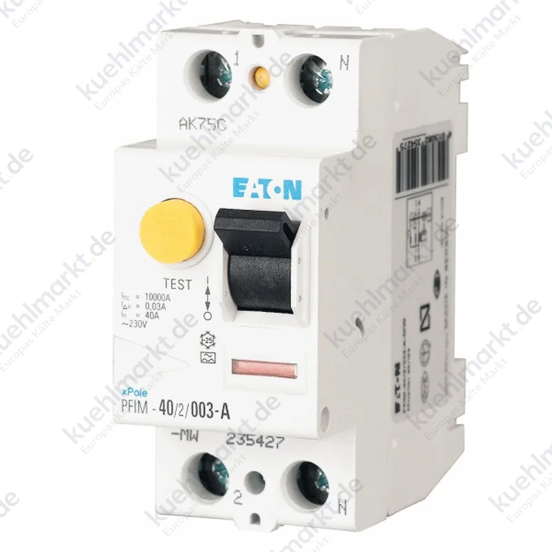 Eaton Fehlerstrom-Schutzschalter 25A 2P 30MA Typ AC 235390