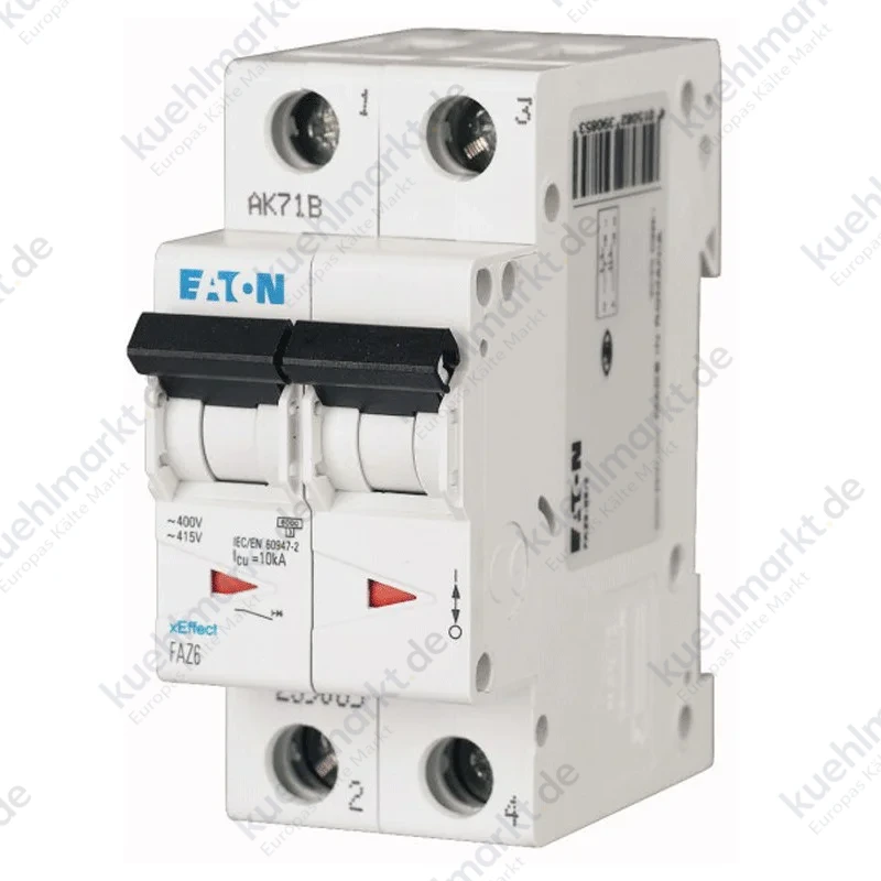 Eaton LS-Schalter 10A 2-polig 6KA 2 Module 239101