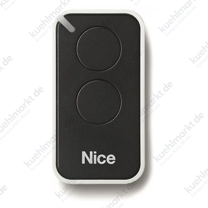 Nice INTI-Fernbedienung 2 Kanäle 433,92 MHz Rolling Code Schwarz INTI2