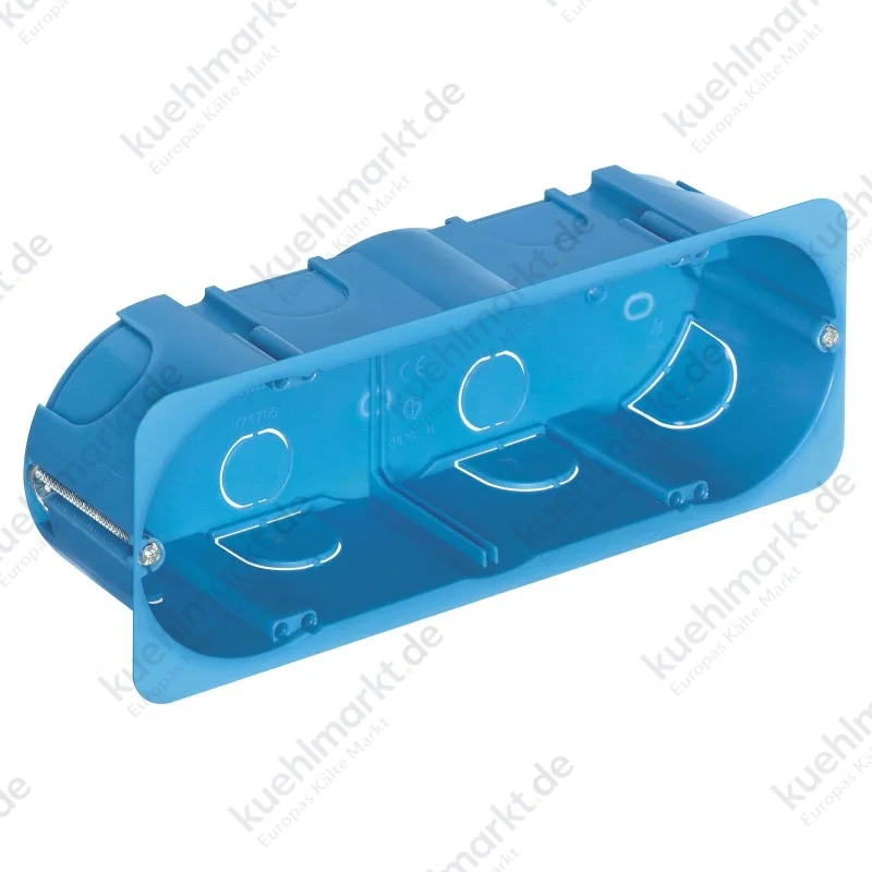 Unterputzdose Vimar 6/7 Module hellblau Wände V71706