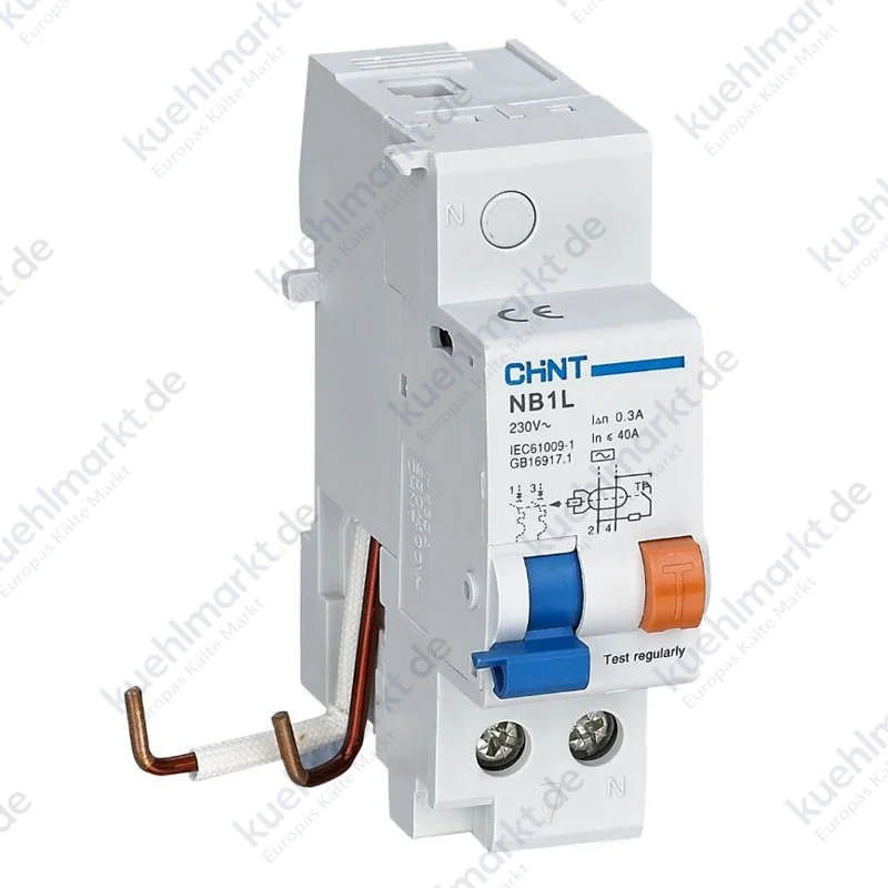 Chint FI-Block NB1L-63 50/63A 2P 500mA Typ A 2 Module 51653