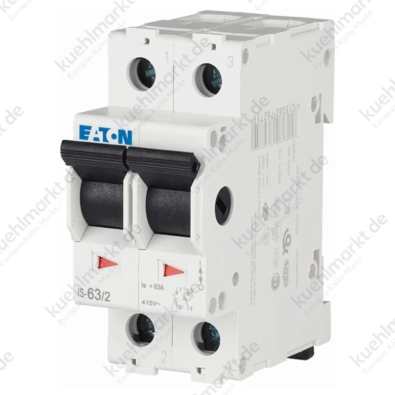 Eaton 63A 2-polig 2-Module-Lasttrennschalter 276275