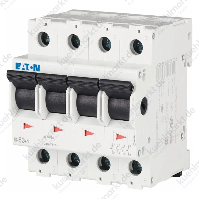 Eaton 63A 4-polig 4-Module Lasttrennschalter 276277