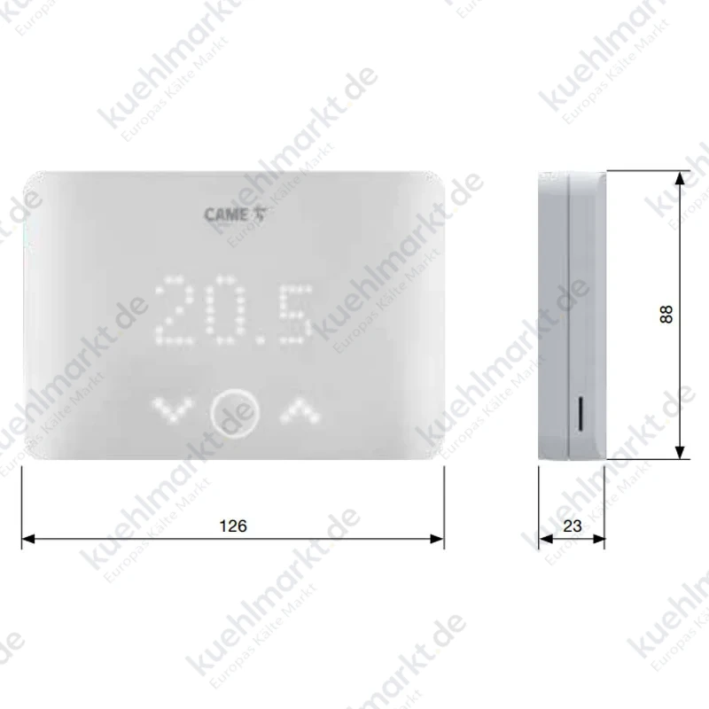 Came Th/One WLAN Smart Wand-Thermostat weiß 845AA-0200