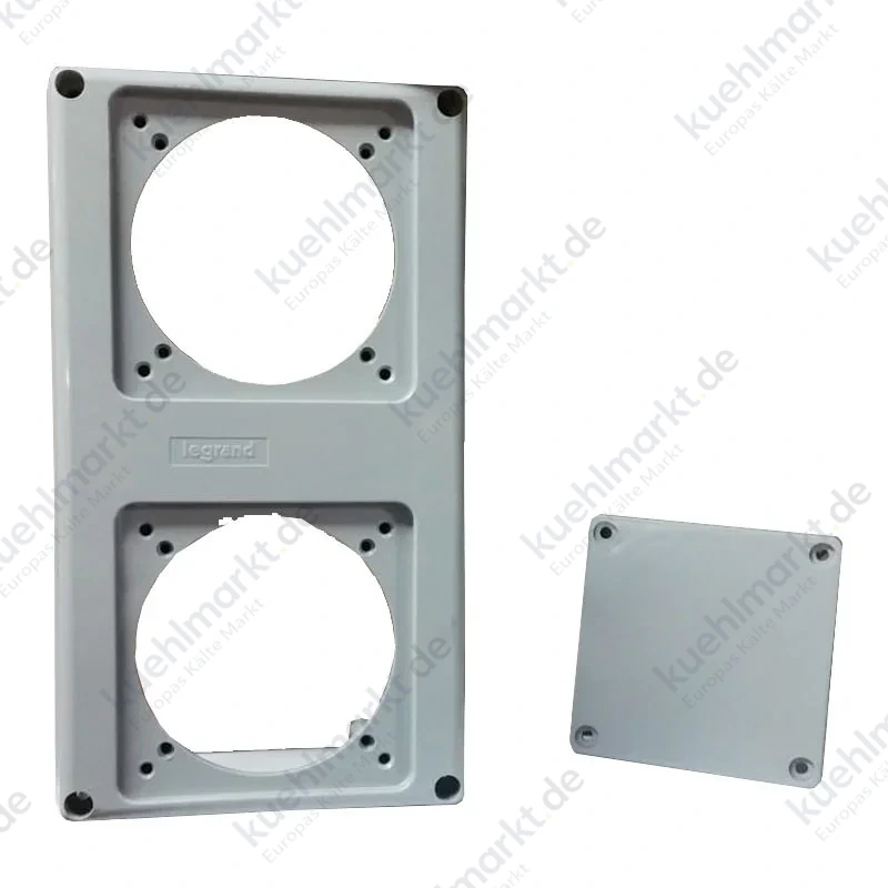 Legrand Flansch 220x125mm für 2 x 16A CEE Steckdosen 057713