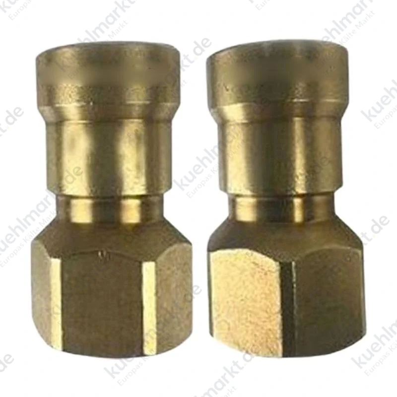 Wigam selbstsichernde hermetische Verschraubungen für Rohre 1/4 x 1/4 SAE 2St. 05068009