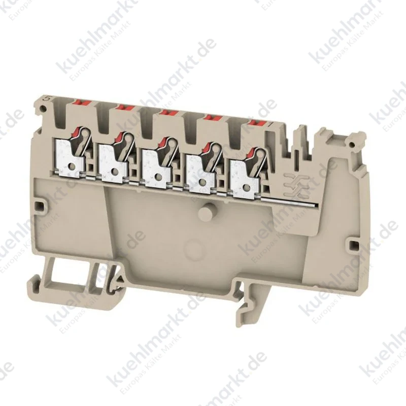 Weidmuller Klemme Push-In 2,5mm² beige