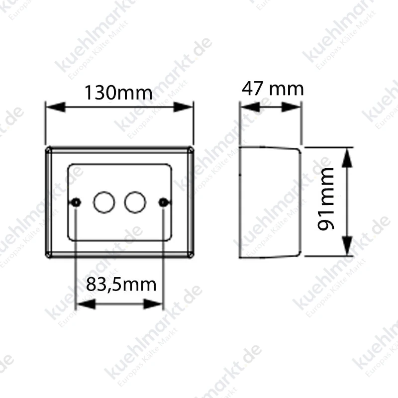 Arnocanali Wanddose Minikappa 3 Module Weiß SPM503.3