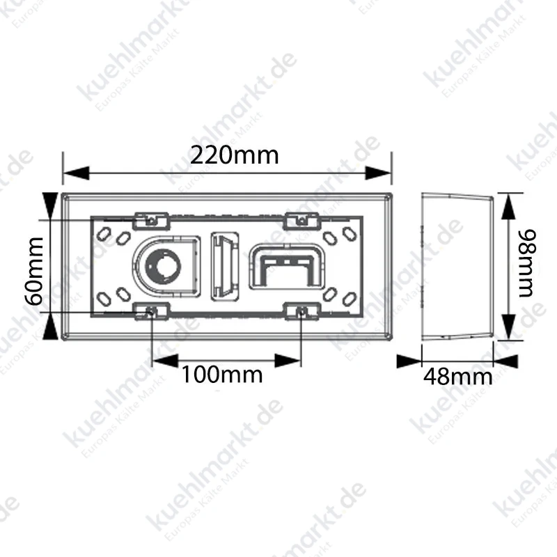 Arnocanali Wanddose Minikappa 6/7 Module Weiß