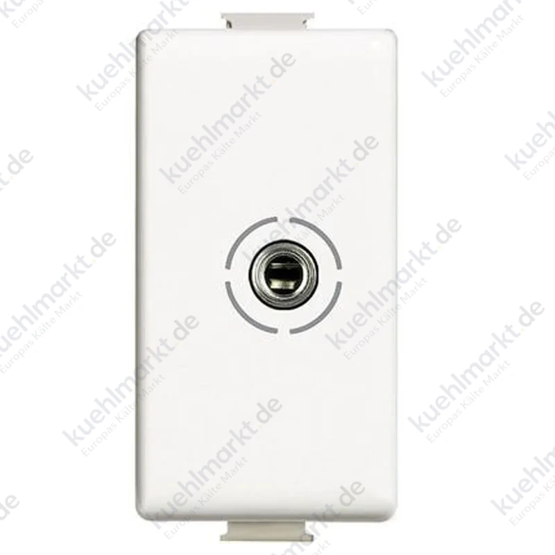 Audio-Video-Stecker Bticino Matix weiße Buchse 3,5 AM4280