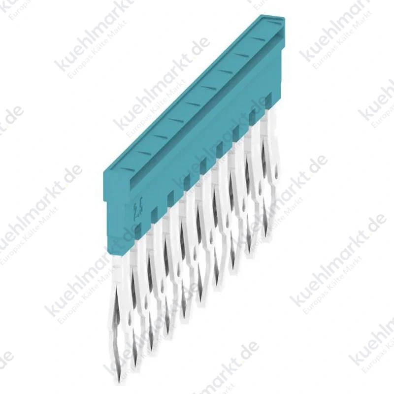 Weidmüller Querverbinder ZQV 2.5N/10 BL 10-poliger Raster 5,1 mm