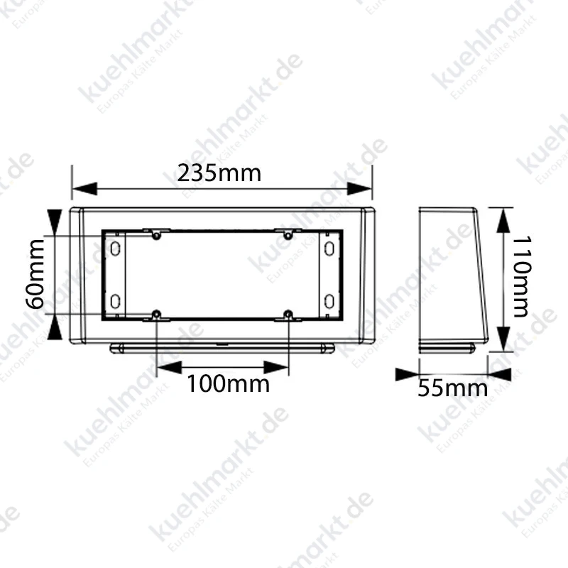 Arnocanali Wanddose Minikappa 6/7 Module Weiß SPL506.3