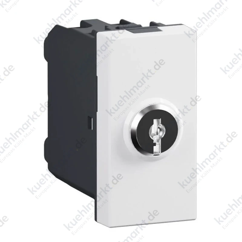 Bticino MatixGO Schlüsselschalter 2P 1 Modul weiß JW4012OFF