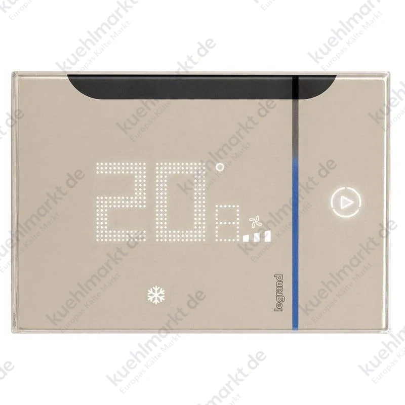 Bticino Smarther AC Einbau-Thermostat für Klimatisierung und Gebläsekonvektor sand XM8003