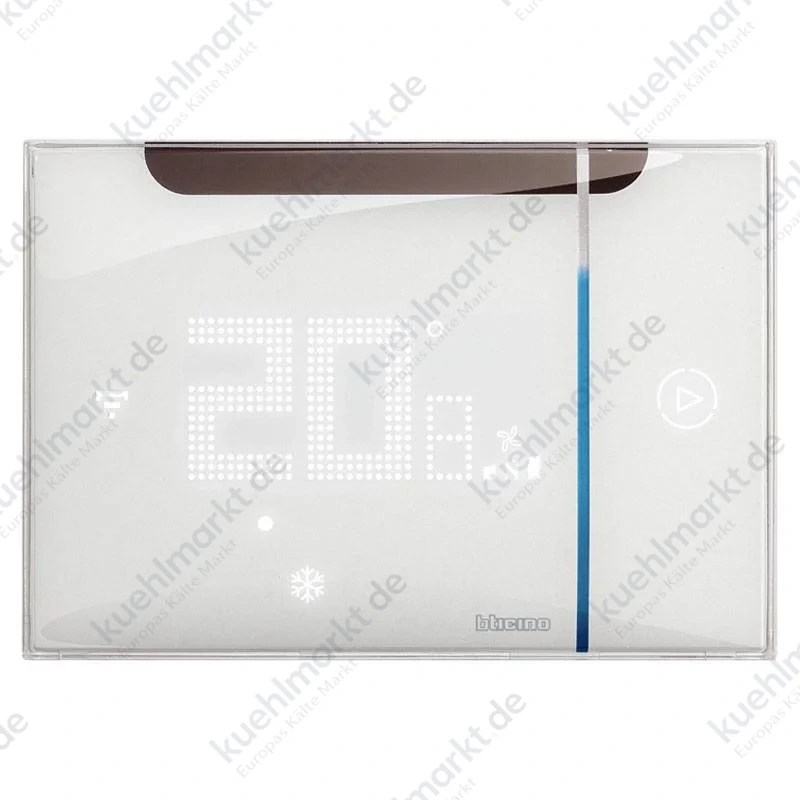 Bticino Smarther AC Unterputz-Thermostat für Klimatisierung und Gebläsekonvektor weiß XW8003