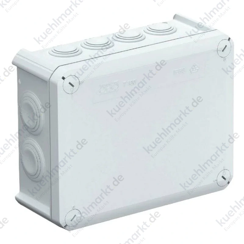 Obo T160 Abzweigdose für den Außenbereich IP66 190x150x77 mm grau 2007093