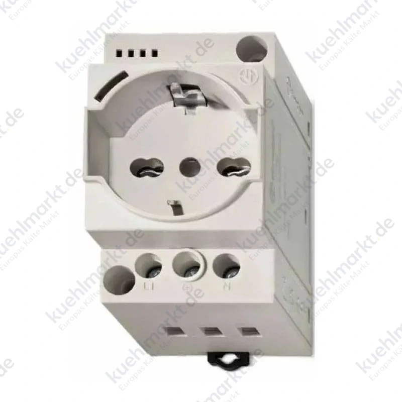 Finder Din Universal Schuko- und Steckdose für Schaltanlage 2-polig grau 7U0082300000