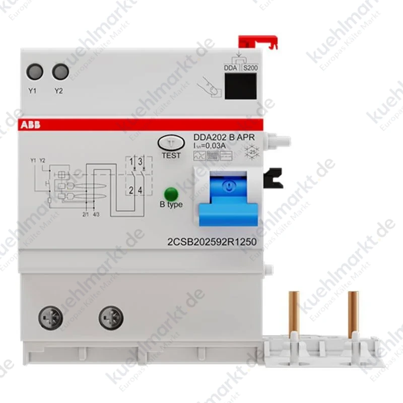 Abb FI-Block DDA 202 25A 2P Typ B 30mA B274802