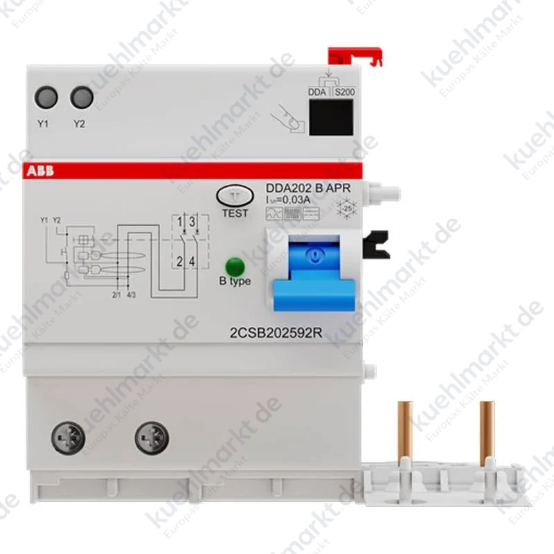 Abb FI-Block DDA 202 63A 2P Typ B 300mA B273242