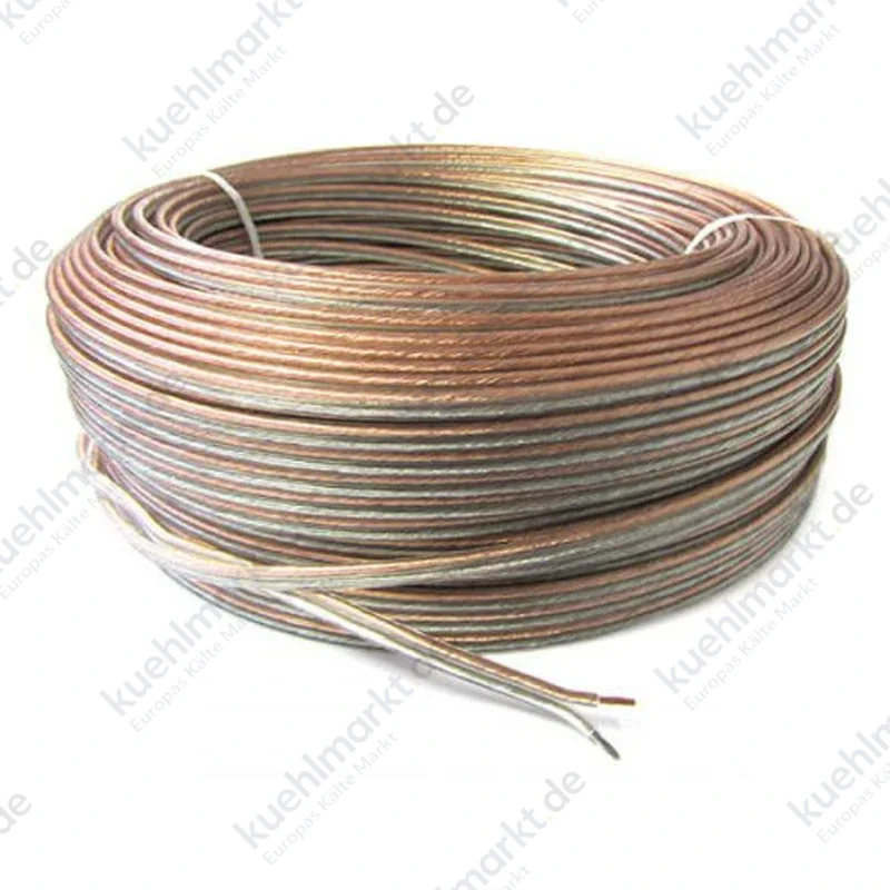 Melchioni transparentes Flachkabel 2x1 mmq 100m 492329003
