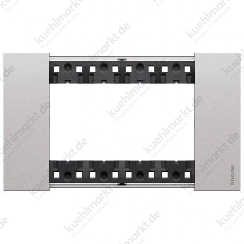 Bticino Living Now Abdeckrahmen 4 Module steel KA4804KS