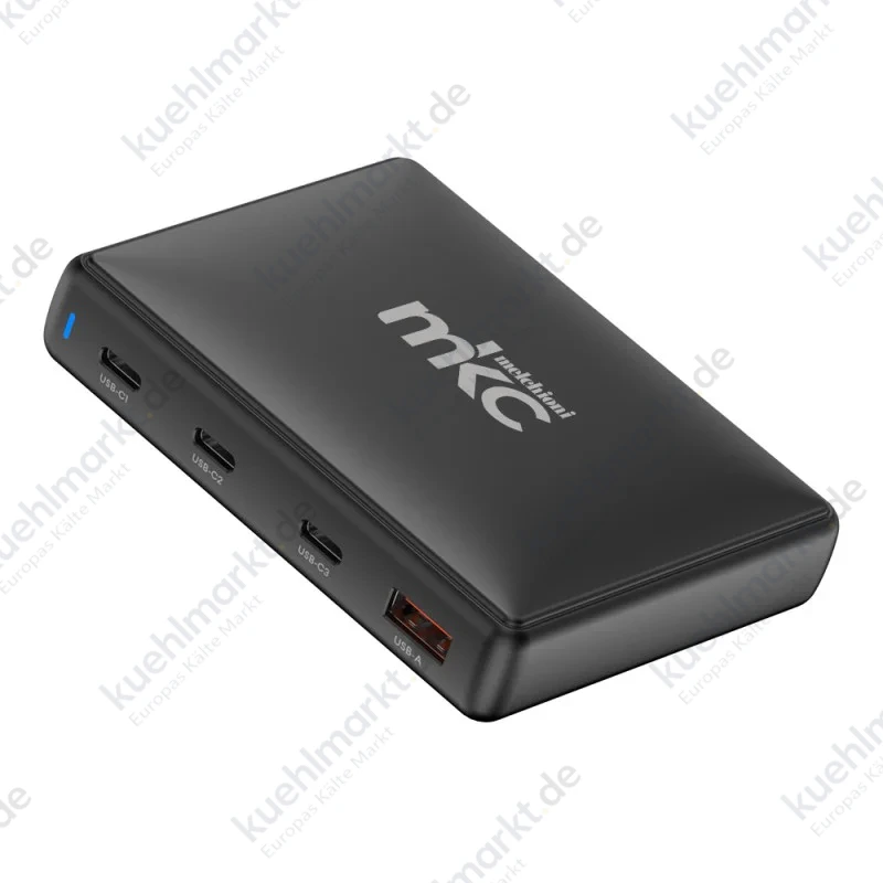 Melchioni USB-Ladegerät GAN 3 USB-C und 1 USB-A 140W schwarz 491929606