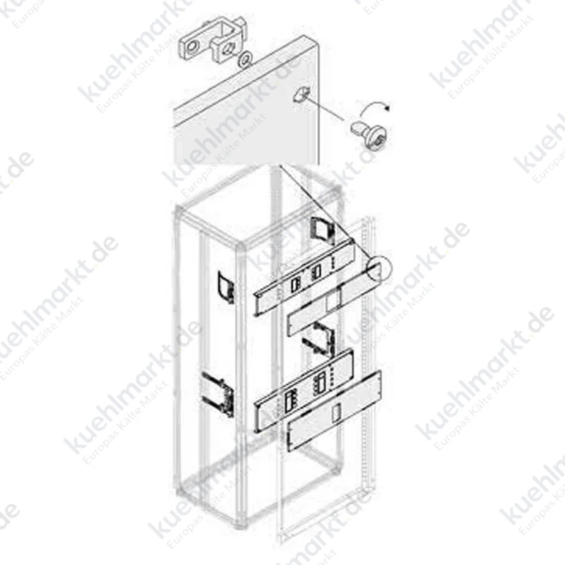 Abb Kit XT1 für horizontalen Einbau von Schalter Tmax 3/4P fest PHCX1401