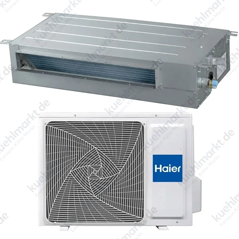 Haier Slim BP Kanal-Klimaanlage 30 Pa 3,5kW 12000BTU R32 WIFI