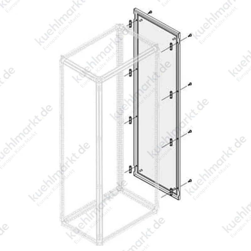 Abb Außenplatte für System pro E Power Schaltanlagen 1800x300mm PPEB1836