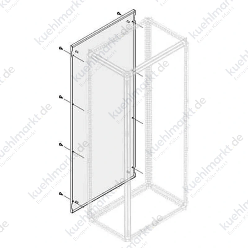Abb Außentafel für System pro E Power Schaltanlagen 1800x800mm PPEB1886