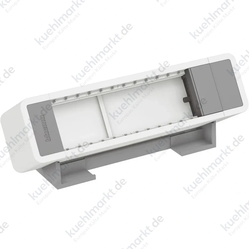 Bticino MatixGO Incara Leere Steckdosenleiste für Schreibtisch 6 Module weiß/grau 1508611WG