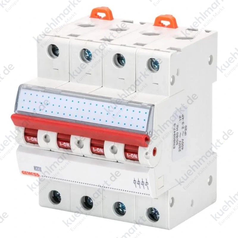 Gewiss Modularer Trennschalter 90 AM 125A 4P 415 Vac 4 Module GW96179
