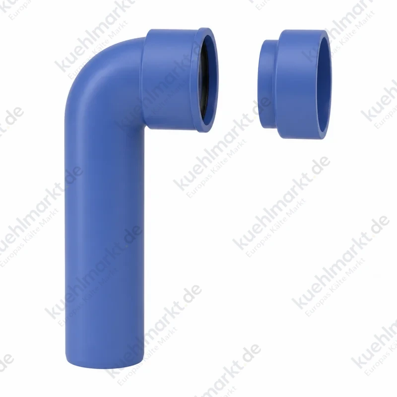 Verlängerte technische Kurve mit Stopfen Valsir Triplus HTSW D32/50mm VS0650996